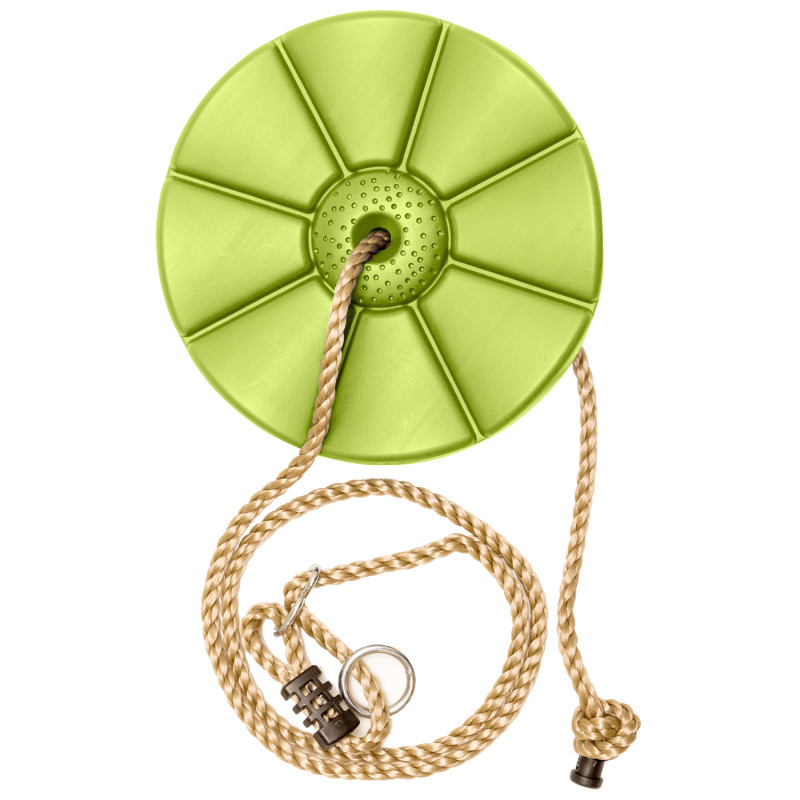 Zestaw akcesoriów na plac zabaw LIME CLIMB siatka trapez huśtawki 4el. ZIELONY