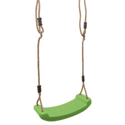 Zestaw akcesoriów na plac zabaw LIME CLIMB siatka trapez huśtawki 4el. ZIELONY