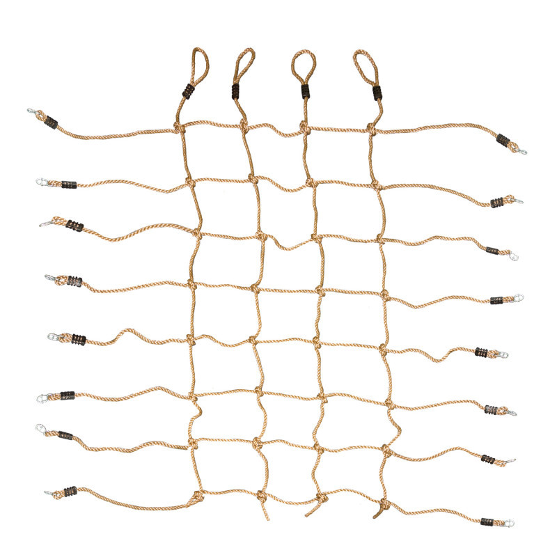 Zestaw akcesoriów na plac zabaw LIME CLIMB siatka trapez huśtawki 4el. ZIELONY