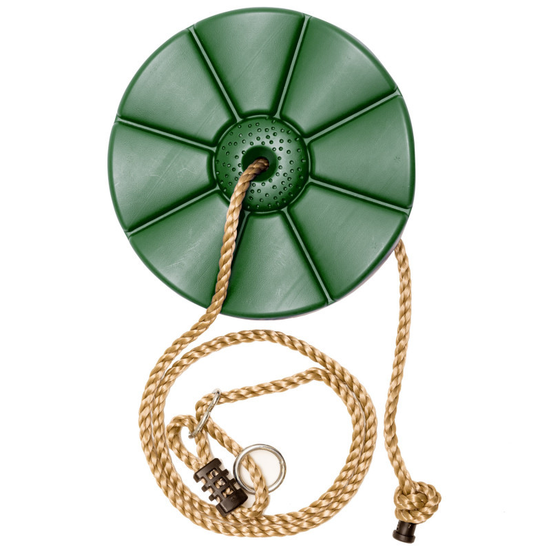 Zestaw akcesoriów na plac zabaw LIME dysk trapez huśtawki 4el. ZIELONY