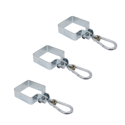 3xObejma Kwadratowa Zawiesie Do Huśtawki 9x9 cm 4iQ