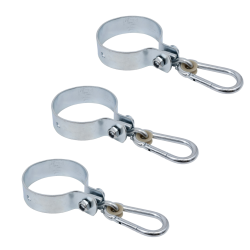 3x Obejma Okrągła Zawiesie Do Huśtawki średnica 10 cm 4IQ