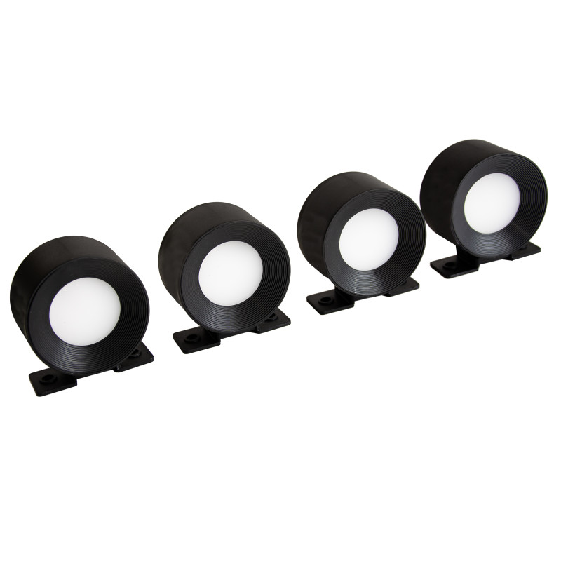 Lampa solarna ścienna PROMIENISTA na elewację, ogrodzenie - zestaw 4 sztuk