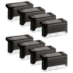 Lampka solarna SOLARION kinkiet solarny na schody balkon - zestaw 8 sztuk