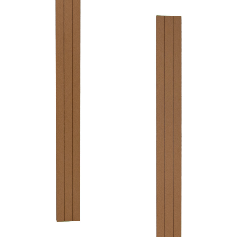 Deska tarasowa WPC 11x2x200 cm teak podest tarasowy 5 szt. 1,1mkw kompozytowa