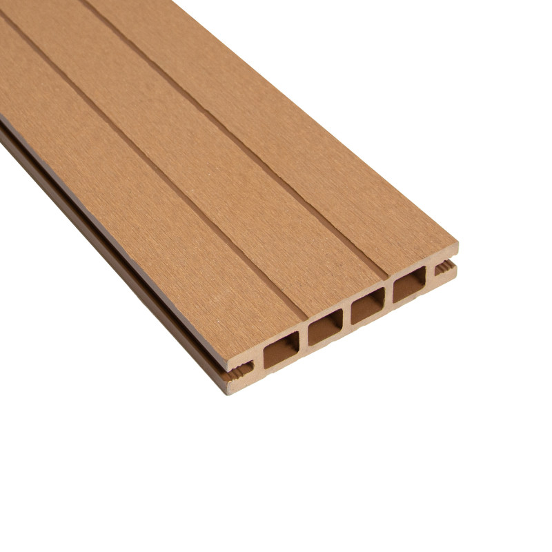 Deska tarasowa WPC 11x2x200 cm teak podest tarasowy 5 szt. 1,1mkw kompozytowa