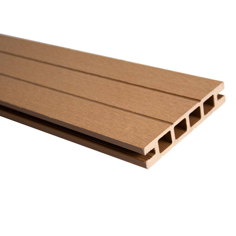 Deska tarasowa WPC 11x2x200 cm teak podest tarasowy 5 szt. 1,1mkw kompozytowa