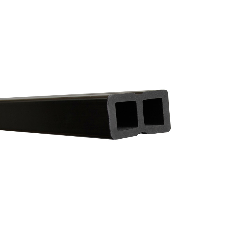 Legar 240x5x3 cm do desek tarasowych WPC czarny 9 szt. kompozytowy