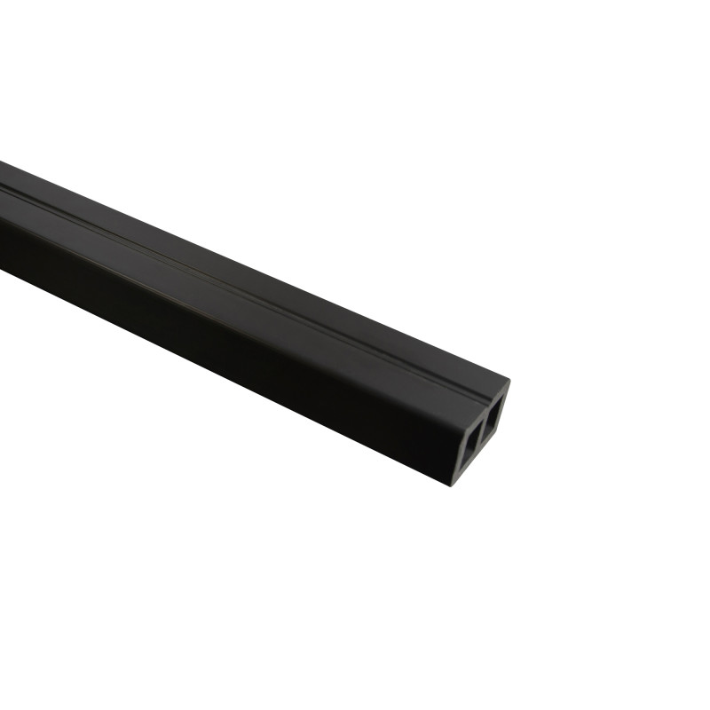 Legar 240x5x3 cm do desek tarasowych WPC czarny 9 szt. kompozytowy