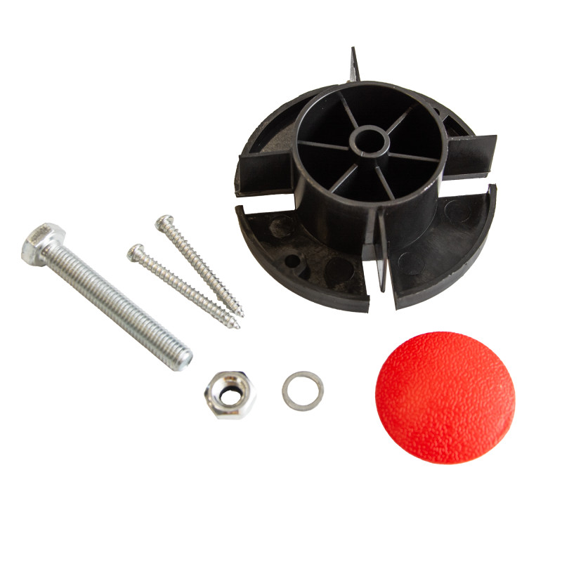 Koło sterowe 54 cm ster na plac zabaw czerwone