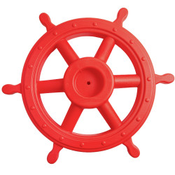Koło sterowe 54 cm ster na plac zabaw czerwone