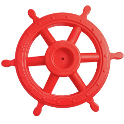 Koło sterowe 54 cm ster na plac zabaw czerwone