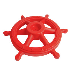 Koło sterowe 54 cm ster na plac zabaw czerwone