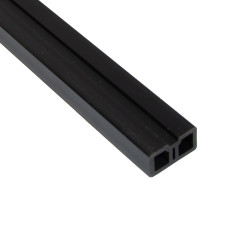 Legar 4x2x240 cm do desek tarasowych WPC czarny 9 szt. kompozytowy