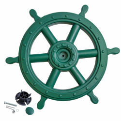 Koło sterowe 54 cm ster na plac zabaw ciemno zielone