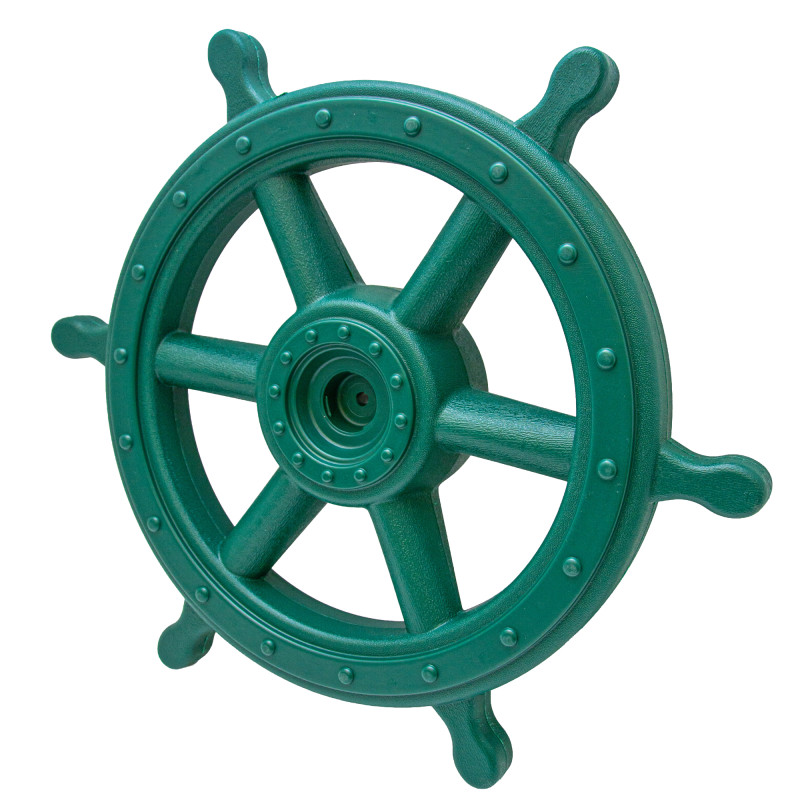 Koło sterowe 54 cm ster na plac zabaw ciemno zielone