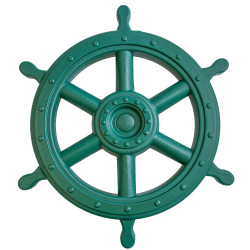 Koło sterowe 54 cm ster na plac zabaw ciemno zielone