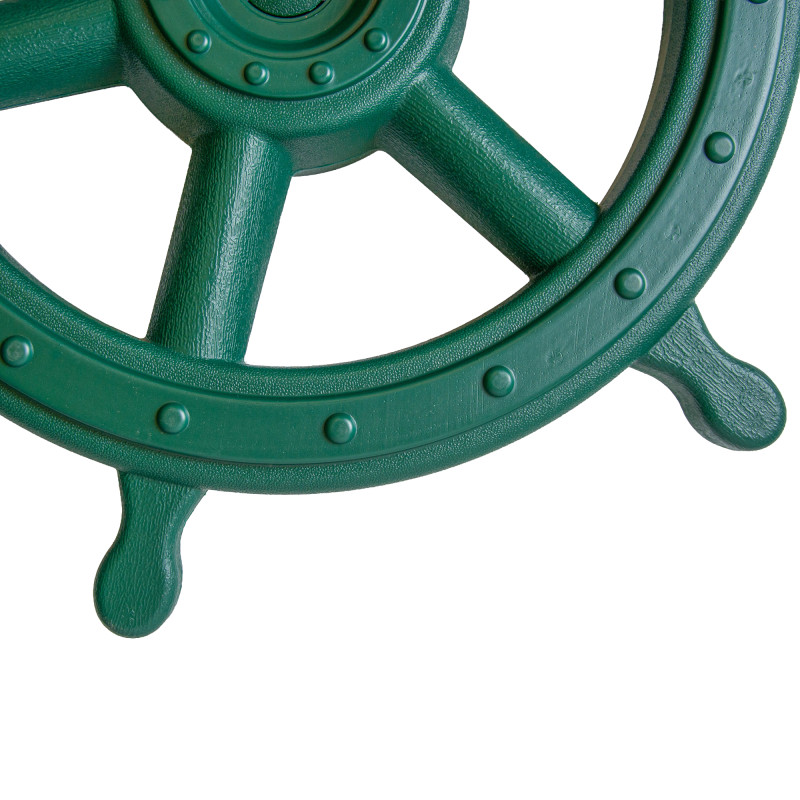 Koło sterowe 54 cm ster na plac zabaw ciemno zielone