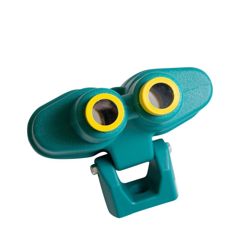 Lornetka na place zabaw turkusowo-żółta, zabawka edukacyjna