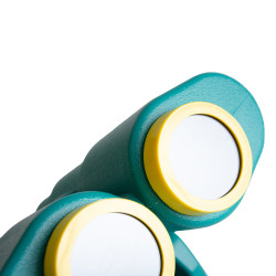 Lornetka na place zabaw turkusowo-żółta, zabawka edukacyjna