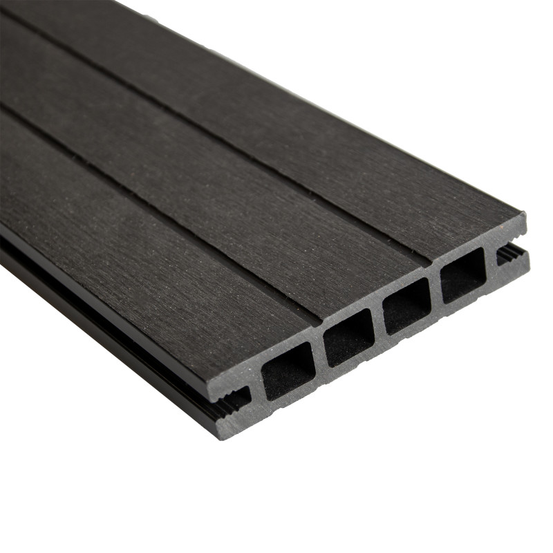 Deska tarasowa WPC 11x2x200 cm antracyt podest tarasowy 5 szt. 1,1mkw kompozytowa