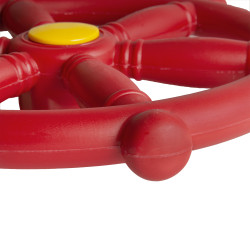 Koło sterowe ster na plac zabaw Czerwony, zabawka edukacyjna