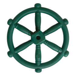 Koło sterowe ster na plac zabaw Ciemno zielone, zabawka edukacyjna