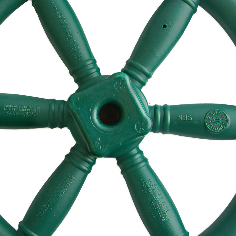 Koło sterowe ster na plac zabaw Ciemno zielone, zabawka edukacyjna