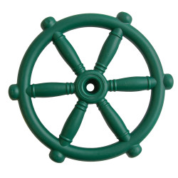 Koło sterowe ster na plac zabaw Ciemno zielone, zabawka edukacyjna
