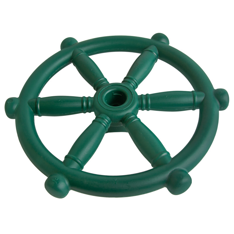Koło sterowe ster na plac zabaw Ciemno zielone, zabawka edukacyjna