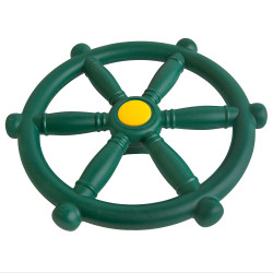 Koło sterowe ster na plac zabaw Ciemno zielone, zabawka edukacyjna