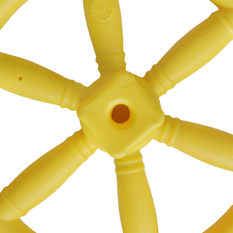 Koło sterowe ster na plac zabaw Żółte, zabawka edukacyjna