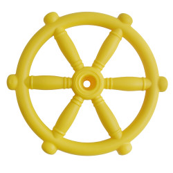 Koło sterowe ster na plac zabaw Żółte, zabawka edukacyjna