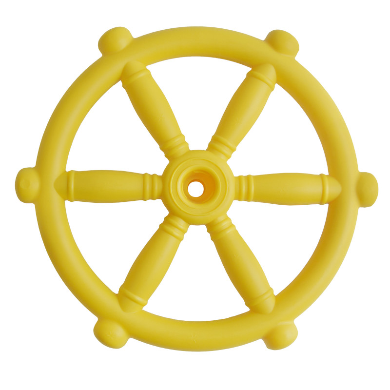 Koło sterowe ster na plac zabaw Żółte, zabawka edukacyjna