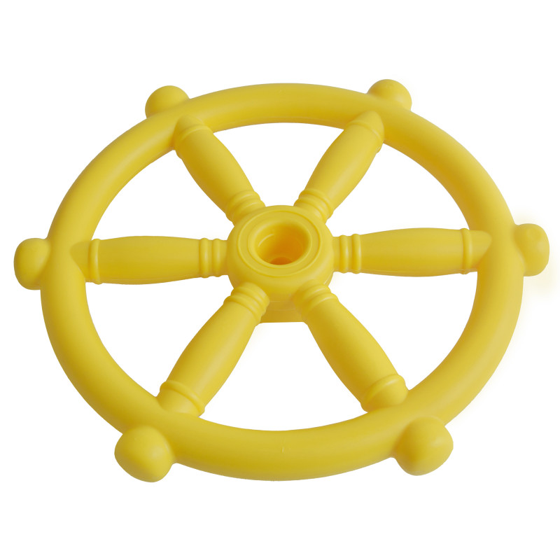 Koło sterowe ster na plac zabaw Żółte, zabawka edukacyjna