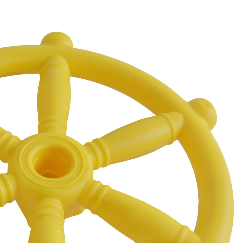 Koło sterowe ster na plac zabaw Żółte, zabawka edukacyjna