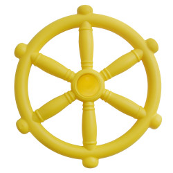 Koło sterowe ster na plac zabaw Żółte, zabawka edukacyjna