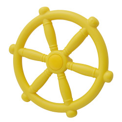 Koło sterowe ster na plac zabaw Żółte, zabawka edukacyjna