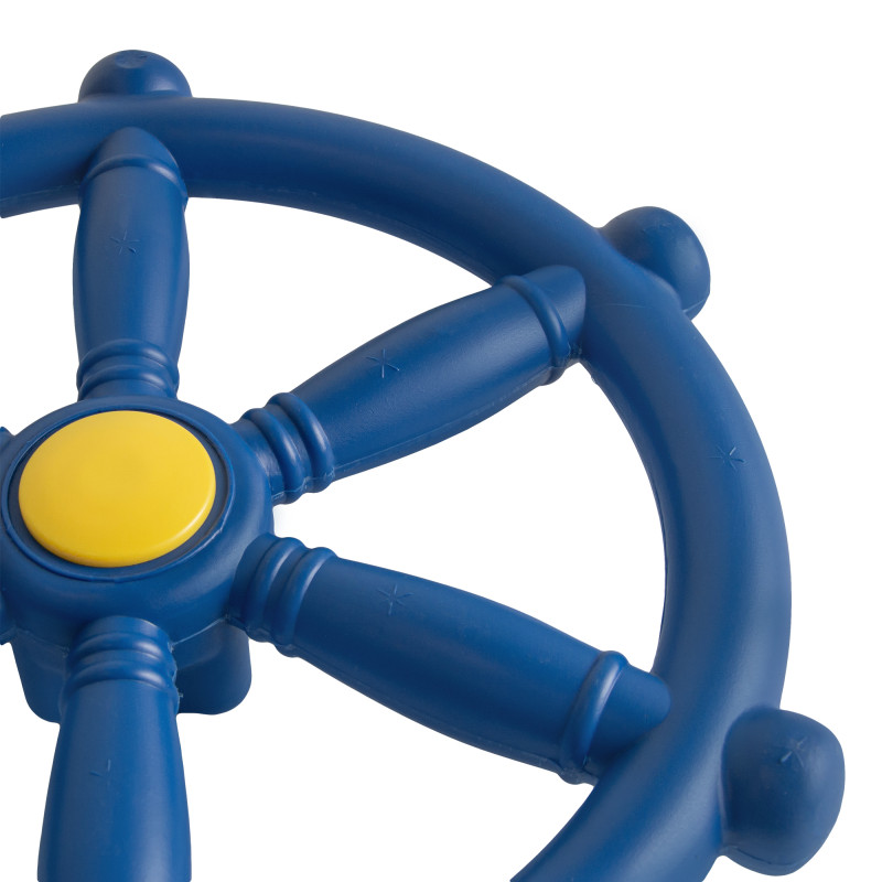 Koło sterowe ster na plac zabaw Niebieskie, zabawka edukacyjna