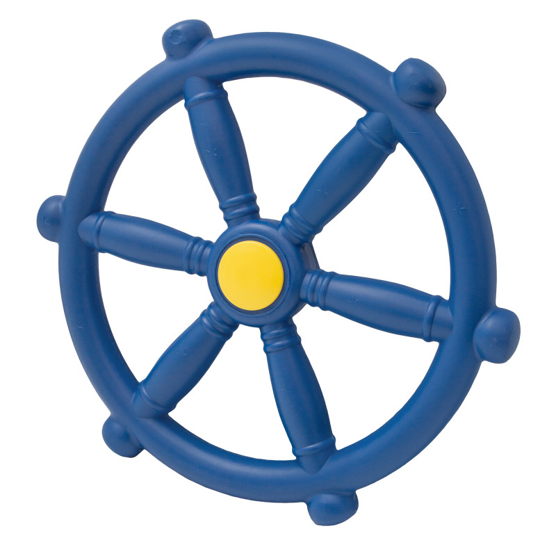 Koło sterowe ster na plac zabaw Niebieskie, zabawka edukacyjna