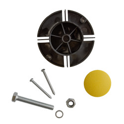 Koło sterowe 54 cm ster na plac zabaw Żółte