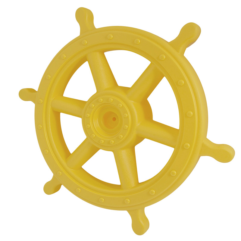 Koło sterowe 54 cm ster na plac zabaw Żółte