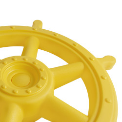 Koło sterowe 54 cm ster na plac zabaw Żółte