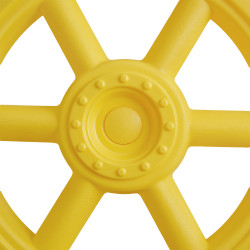 Koło sterowe 54 cm ster na plac zabaw Żółte