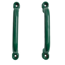Uchwyty Ciemno zielone 2 sztuki do domków drewnianych na plac zabaw do wspinaczki 245 mm