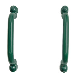 Uchwyty Ciemno zielone 2 sztuki do domków drewnianych na plac zabaw do wspinaczki 245 mm