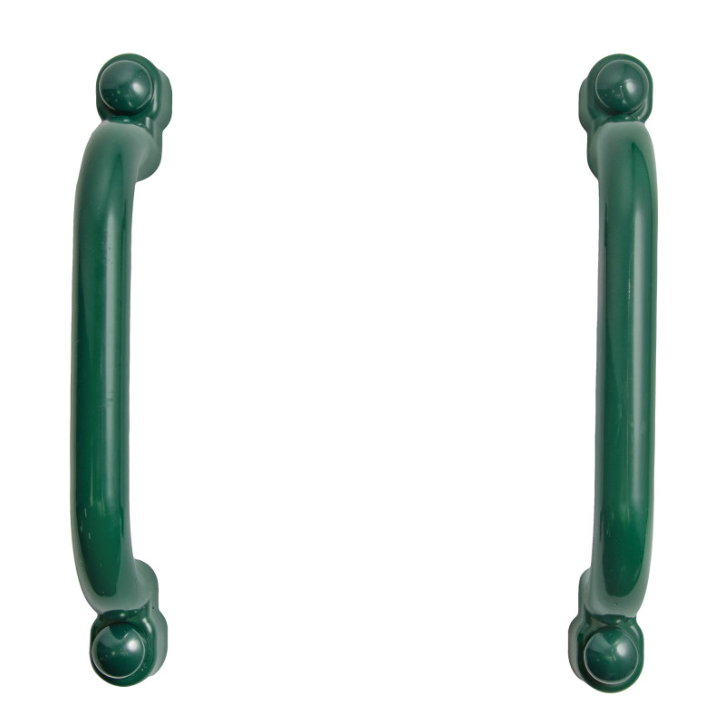 Uchwyty Ciemno zielone 2 sztuki do domków drewnianych na plac zabaw do wspinaczki 245 mm