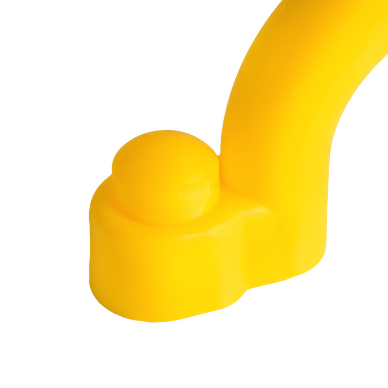 Uchwyty Żółte 2 sztuki do domków drewnianych na plac zabaw do wspinaczki 245 mm