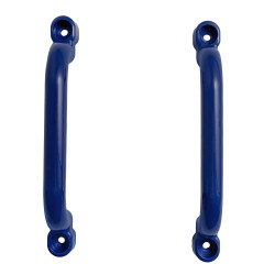 Uchwyty niebieskie 2 sztuki do domków drewnianych na plac zabaw do wspinaczki 245 mm