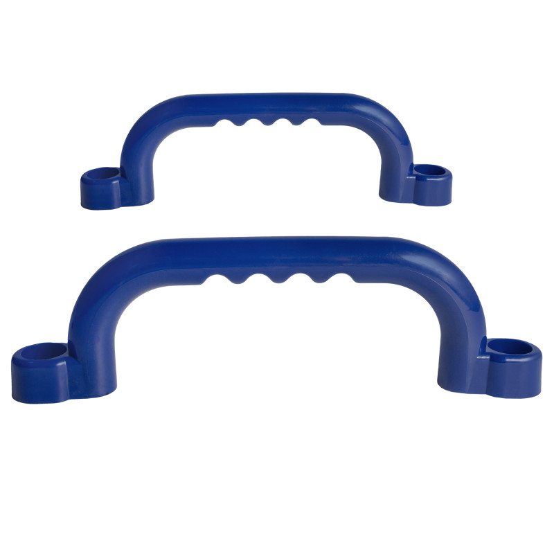 Uchwyty niebieskie 2 sztuki do domków drewnianych na plac zabaw do wspinaczki 245 mm